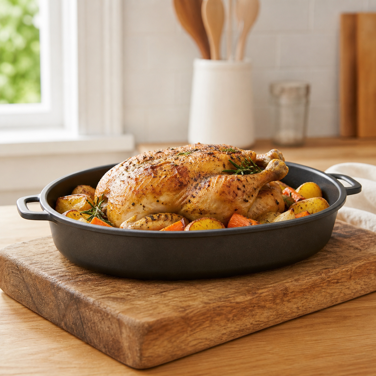 Non-Stick Oval Roasting Pan – product detail view 3