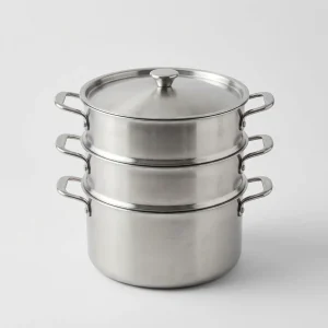Mini Stainless Steel Steamers, 8 in – main product image