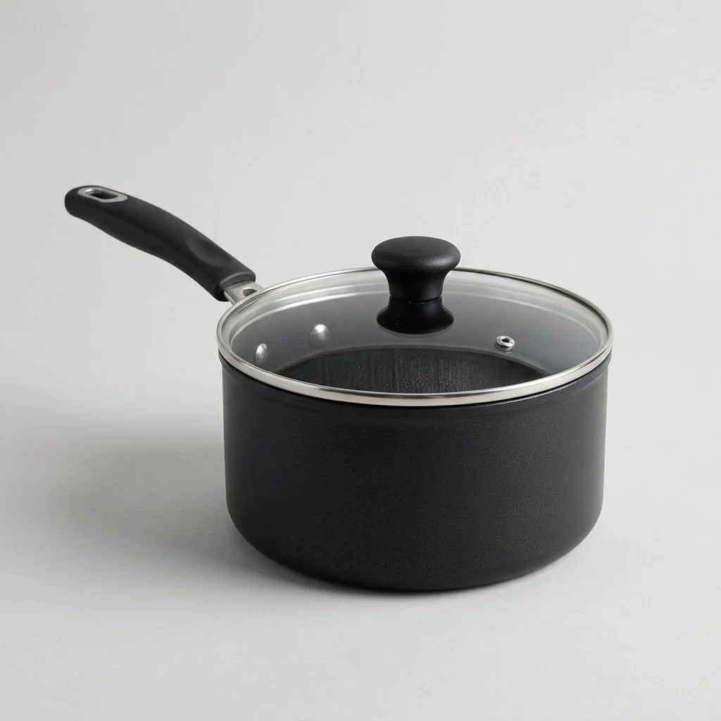 Non-Stick Saucepan with Lid, 2 Qt – main product image