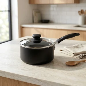 Non-Stick Saucepan with Lid, 1 Qt – life