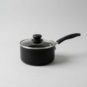 Non-Stick Saucepan with Lid, 1 Qt – main product image