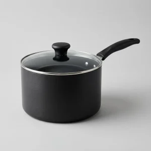 Non-Stick Saucepan with Lid, 3 Qt – main product image