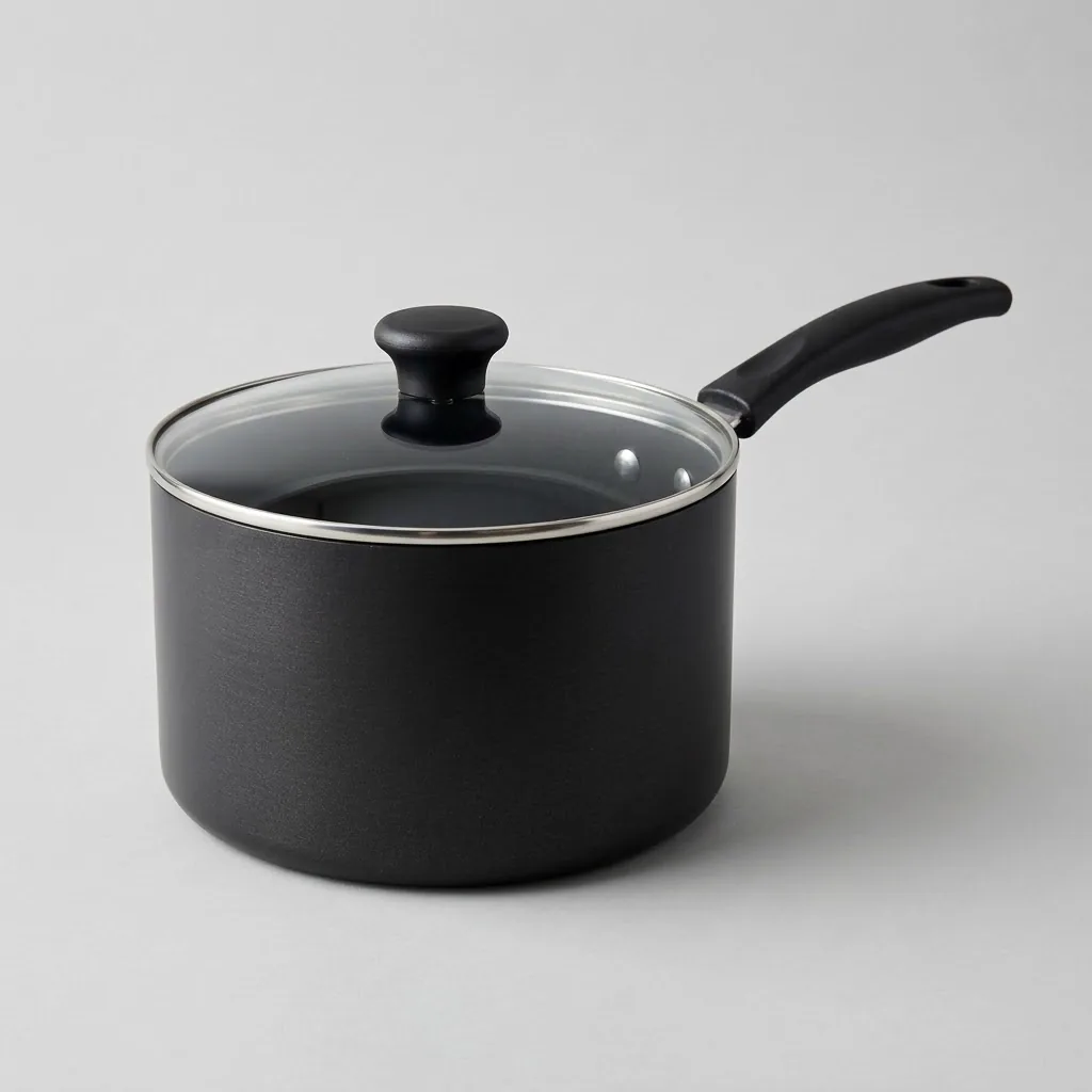 Non-Stick Saucepan with Lid, 3 Qt